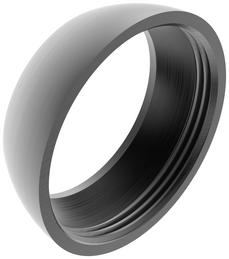 Kartuschenabdeckring satin dark steel