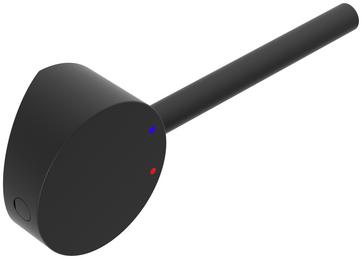 Hebel schwarz matt, schwarz matt