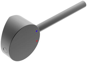 Lever satin dark steel, satin dark steel