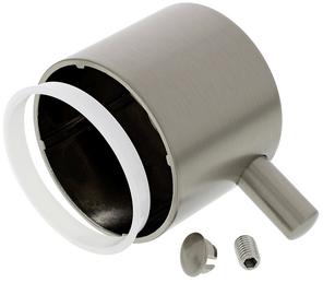 Hebel Filterwasser satin platinum, satin platinum