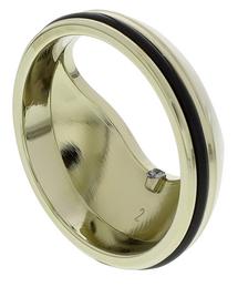 Cartridge cover ring satin gold with seal