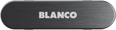 Plättchen C-overflow oval satin dark steel