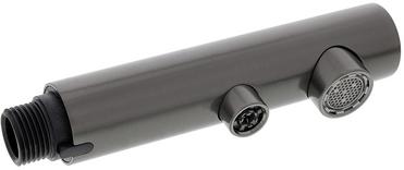 Brausekopf HD FONTAS-S II satin dark steel SO PVD, satin dark steel, Hochdruck