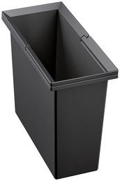 Eimer schwarz 15 Liter, Kunststoff, schwarz