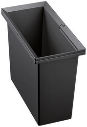 Eimer schwarz 16 Liter, Kunststoff, schwarz