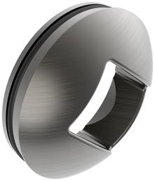 Kartuschenabdeckring satin platinum