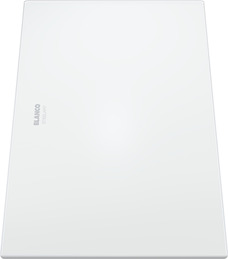 Glass Cutting board white, frosted glass  ZEROX 420 x 240 mm, safety glass satinised