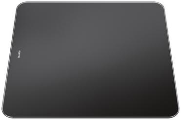 Cutting board safety glass black ZENAR 375 x 367 mm, safety glass, black