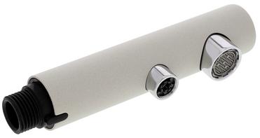 Brausekopf HD FONTAS-S II SOW SO SILGRANIT-Look, softweiß, Hochdruck