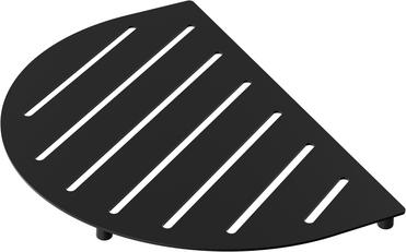 TopGrid schwarz OOVALON, Edelstahl/Kunststoff, schwarz matt