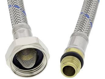 Flexible hose 70 cm blue  ST B FI EU 3/8" - M10x1 NE