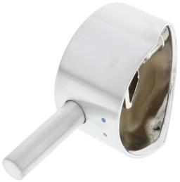 Hebel kurz Edelstahl Finish komplett (Hebel insgesamt 70 mm) NF, Edelstahl finish