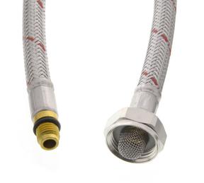 Flexschlauch rot mit Siebdichtung Facelift 65 cm Metall (ersetzt durch 119375)