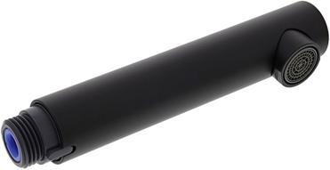 Spray head LINUS-S black matt HP cpl. NF + SO galvanic, black matt, High Pressure
