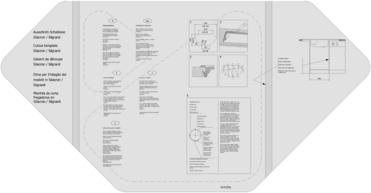 Cut-out template BLANCO STYLE SILGRANIT