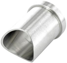 Base LINUS-S stainless steel brushed finish complete NF