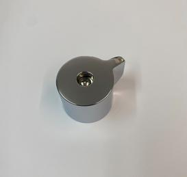 Complete handle - cold /  blue chrome