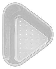 Colander STYLE white translucent (replaced by 214496), plastic, translucent white