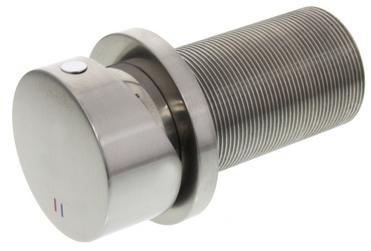 Hebel + Kartuschensicherungsring + Kartusche 25 mm + Körper Edelstahl seidenglanz (für ELOS, ELOSCOPE-F) MZ, Edelstahl seidenglanz