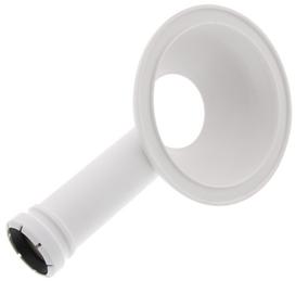 Valve top 3 1/2" with overflow 60 mm VI, white