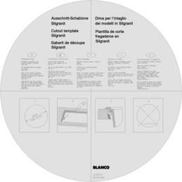 Ausschnittschablone RONDO SILGRANIT