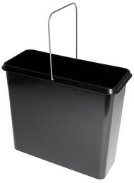 Poubelle SELECT 17 litres (noir), plastique, noir