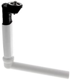 Überlauf rund abgewinkelt steckbar komplett VI