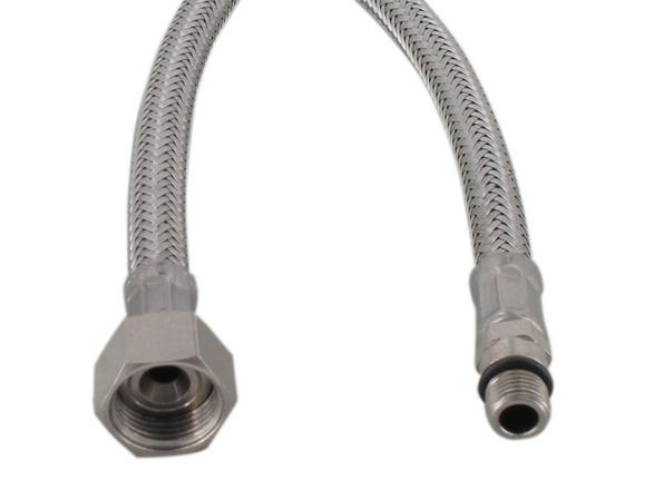 Flexible hose without seal 35cm metal (replaced by 116388)