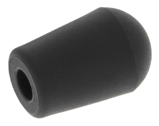 Kunststofffuß schwarz für Draht 4 mm (1 Stück)
