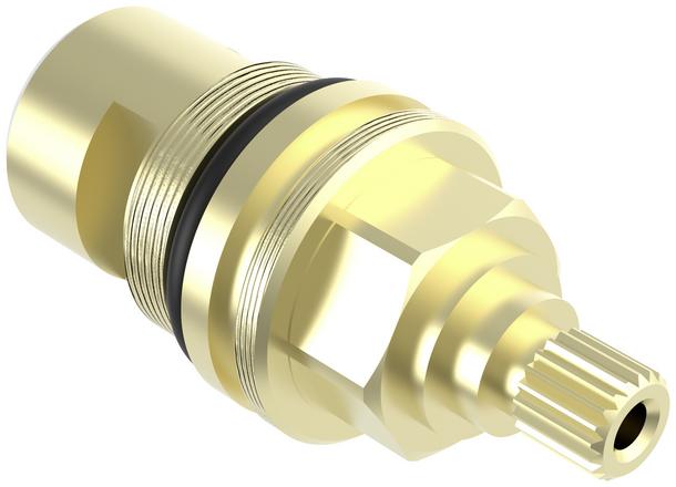 Valve left to close 90° brass SD