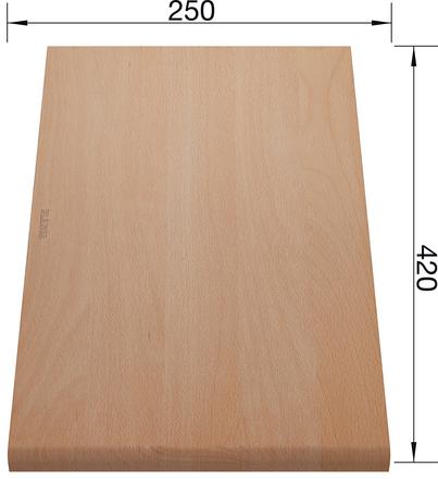 Cutting board beech DALAGO 420 x 250 mm, beech wood
