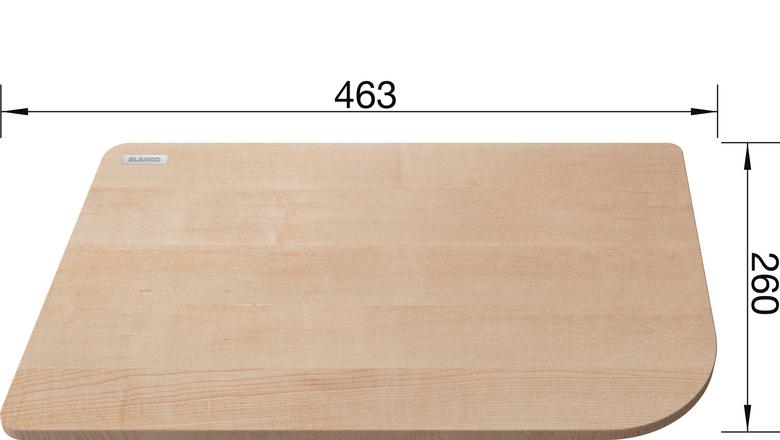 Cutting board massiv wood BLANCODELTA II SILGRANIT, solid wood
