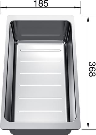 Edelstahlschale AXIA III 6 S, Edelstahl
