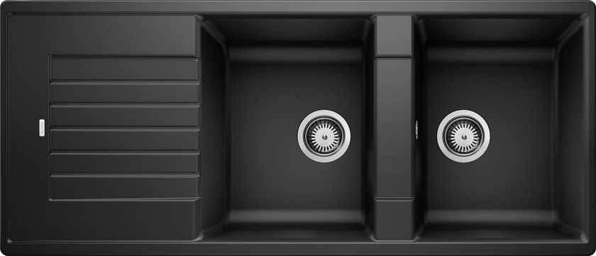 BLANCO ZIA 8 S, SILGRANIT, black, w/o drain remote control, reversible, 800 mm min. cabinet size