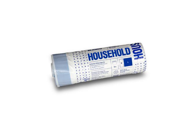 Household bin bags L (30 Liter), 50% recycled plastic