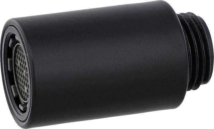 Shower head black matt RIVANA Bar LT