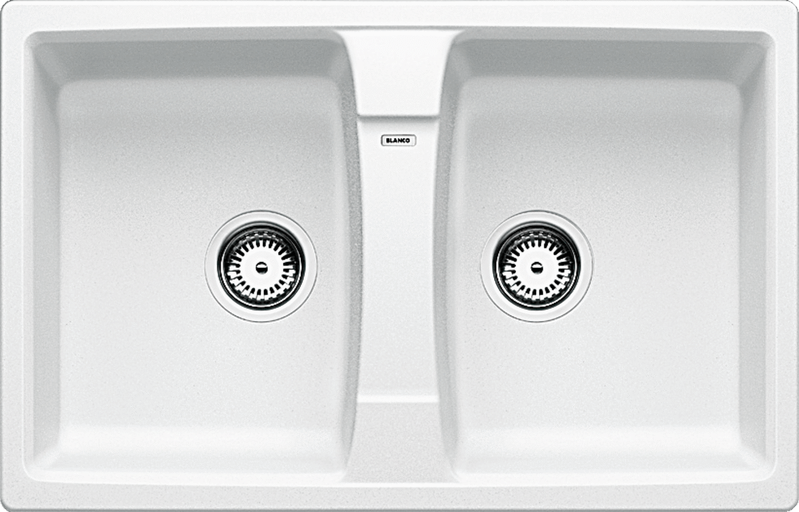 Blanco Küchenspüle ZIA 8 S-515 605 – 2 Becken, SILGRANIT PuraDur, Anthrazit, 1160x500 Mm