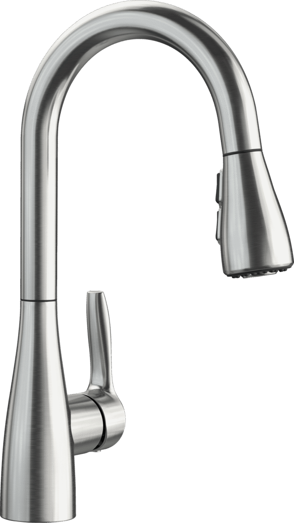 Delta Grenville Single Handle Pull Down Kitchen Faucet Brushed Nickel