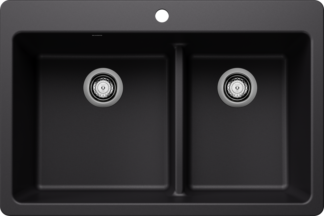 Vidaxl Granite Kitchen Sink With Tap Black