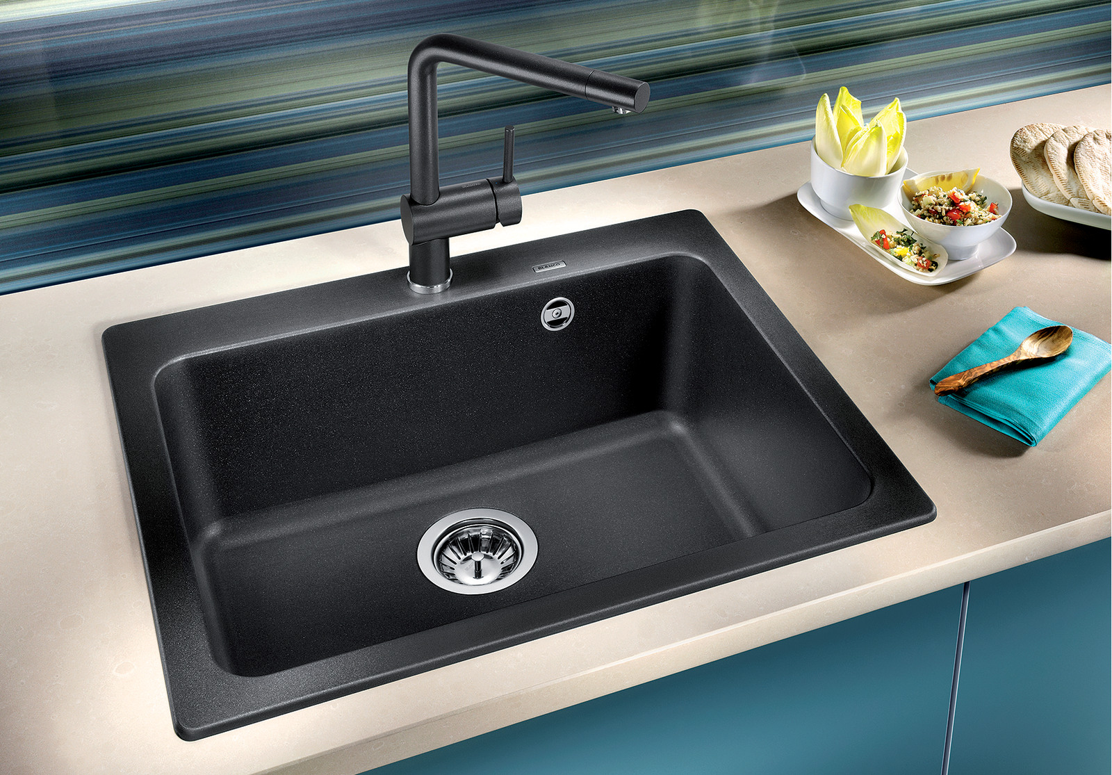 NAYA 6 | SILGRANIT | anthracite - w/o pop-up waste | BLANCO