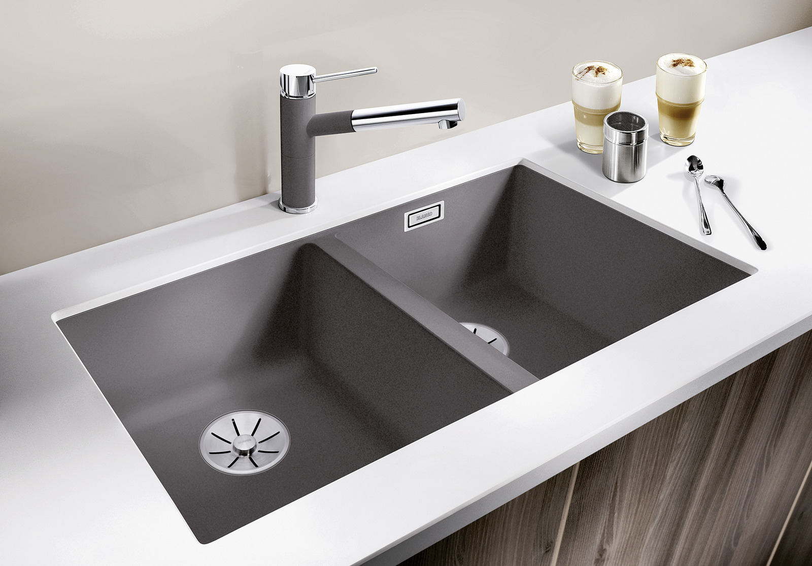 blanco subline 350/150 u undermount ceramic kitchen sink