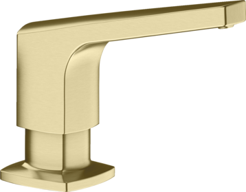 RIVANA Soap Dispenser, Satin Gold