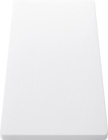 Plastic chopping board in white