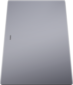Silver-coloured safety glass cutting board