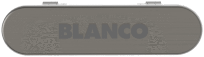 Plättchen C-overlfow oval satin platinum