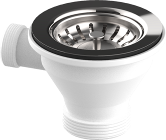 BG 3 ½ strainer bowl with overflow DN30