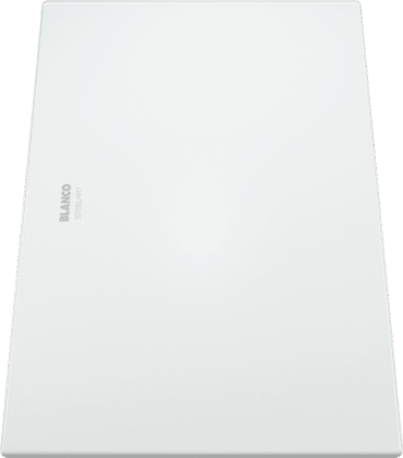 Planche á découper en verre blanc satiné 420 x 240 mm