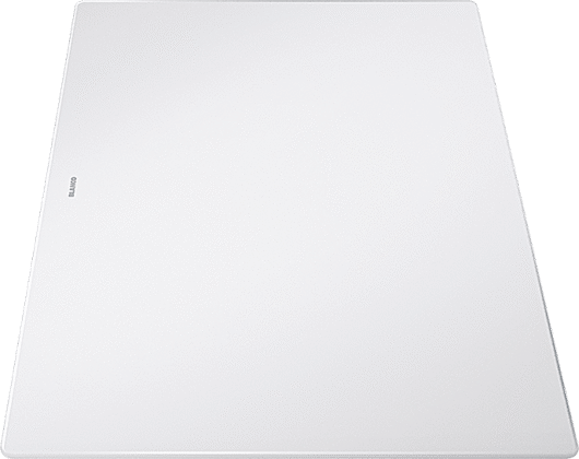 Glass cutting board white