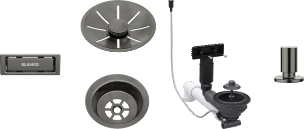 Waste fitting set for single bowl | Spare parts for sinks | Spare 