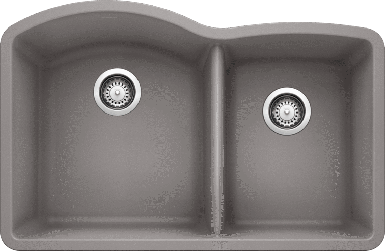 DIAMOND U 1 3/4 - SILGRANIT - Gris Métallique